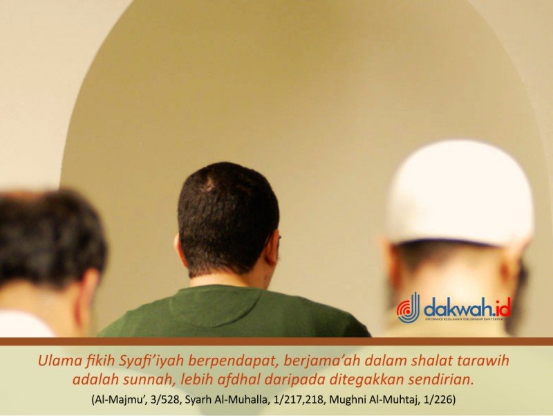 Hukum Shalat Tarawih Berjamaah