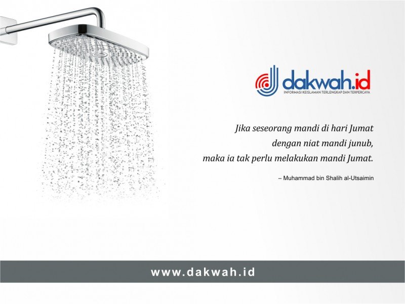 Mandi Jumat dan Mandi Junub Katanya Boleh Dijamak Jadi Satu
